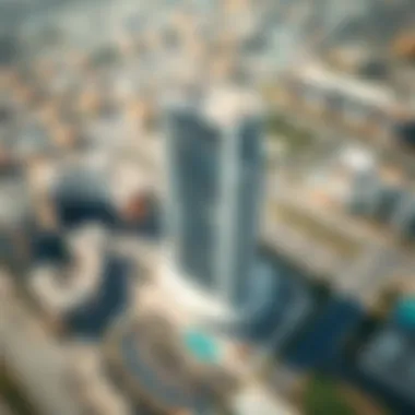 Aerial view of Silicon Oasis featuring A7