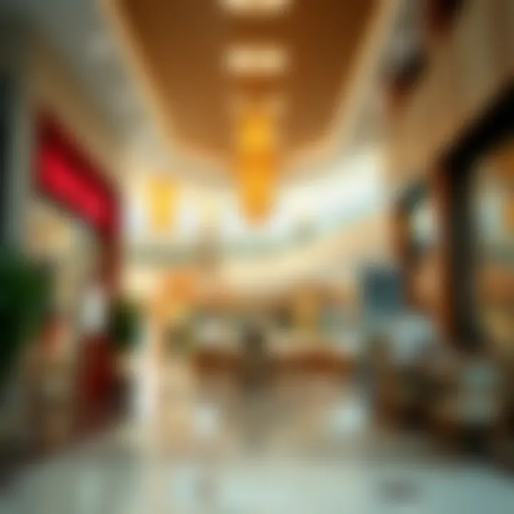 A selection of dining options available at Al Ghurair Mall