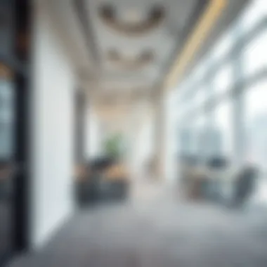 Interior view highlighting innovative office spaces at Al Hail Business Centre