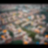 Vibrant Community Layout of Al Maya JVC Aerial view showcasing the vibrant community layout of Al Maya JVC