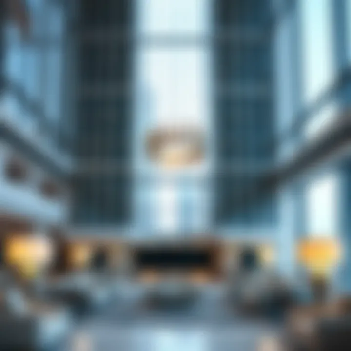 Interior Spaces of Al Naeem Twin Towers Interior spaces of Al Naeem Twin Towers demonstrating luxury and modern design