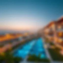 Panoramic view of Al Naimiya showcasing modern architecture