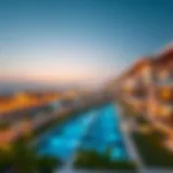 Modern Architecture in Al Naimiya Panoramic view of Al Naimiya showcasing modern architecture