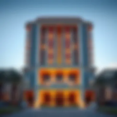 Architectural Marvel of Amoriah Residence Stunning architectural facade of Amoriah Residence