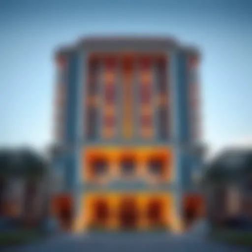 Architectural Marvel of Amoriah Residence Stunning architectural facade of Amoriah Residence