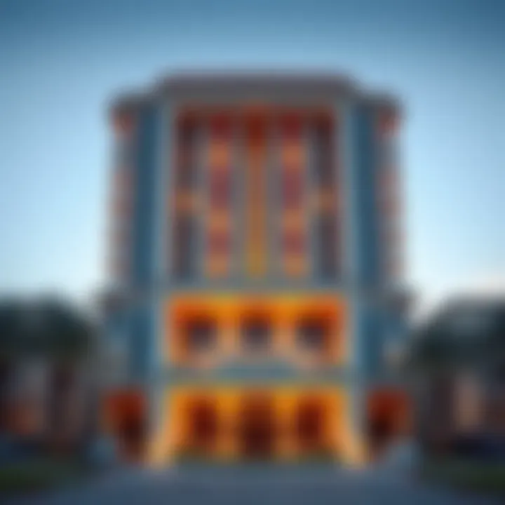 Architectural Marvel of Amoriah Residence Stunning architectural facade of Amoriah Residence