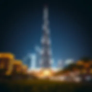 Burj Khalifa During Eid Celebrations Stunning view of Burj Khalifa illuminated for Eid festivities