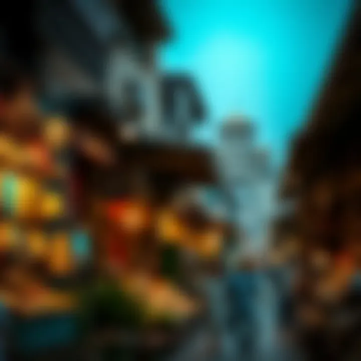 Traditional Souk in Dubai Vibrant souk showcasing traditional arts and crafts