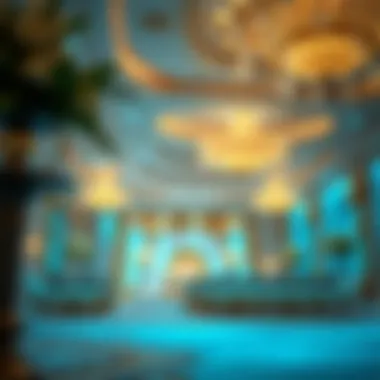 Exquisite Wedding Ballroom Decor Elegant ballroom adorned for a wedding ceremony