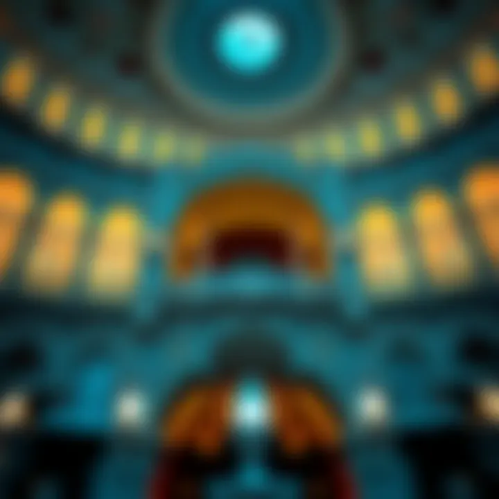 Intricate Architecture of برج كيان Close-up shot highlighting the architectural details of برج كيان