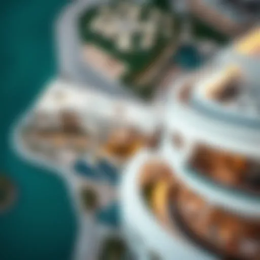 Aerial view of Zaya Hameni showcasing its modern architecture