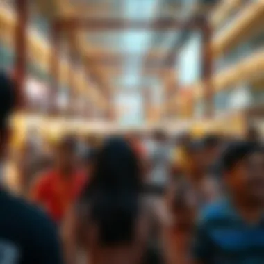 Community engagement during a festival event