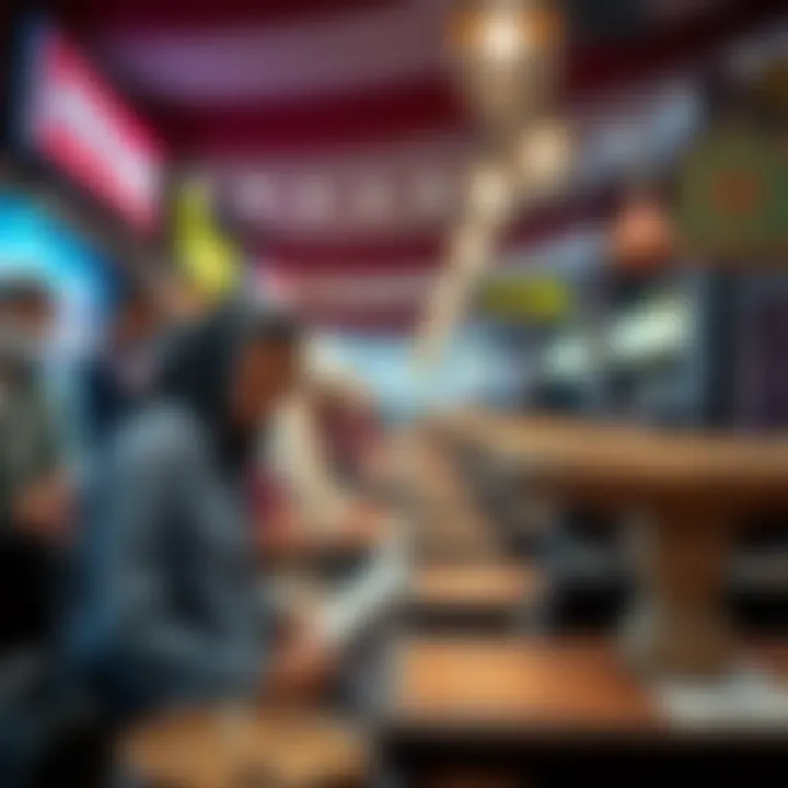 Local artisans showcasing their crafts