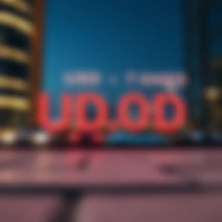 Exchange Rate Fluctuations: USD to AED Visual representation of the USD to AED exchange rate fluctuations