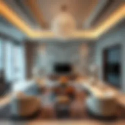 Luxurious interior design showcase