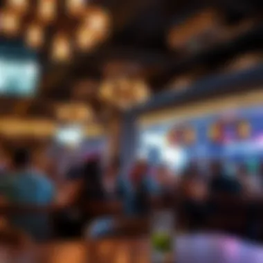 Vibrant gathering in trendy eatery in Dubai Hills