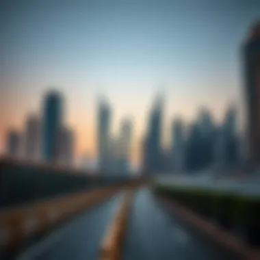 Stunning skyline of Dubai's Downtown featuring iconic skyscrapers