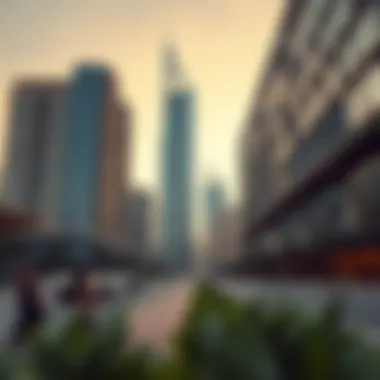 Investment Potential in Dubai's Commercial Real Estate Modern commercial property in Dubai emphasizing investment opportunities