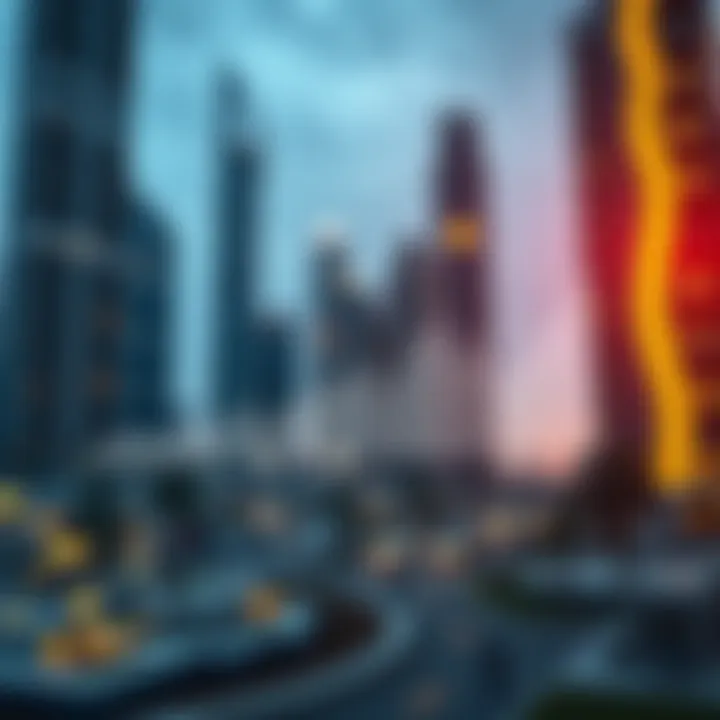 Price Fluctuations in Dubai Real Estate Market Graph illustrating the fluctuation of real estate prices in Dubai