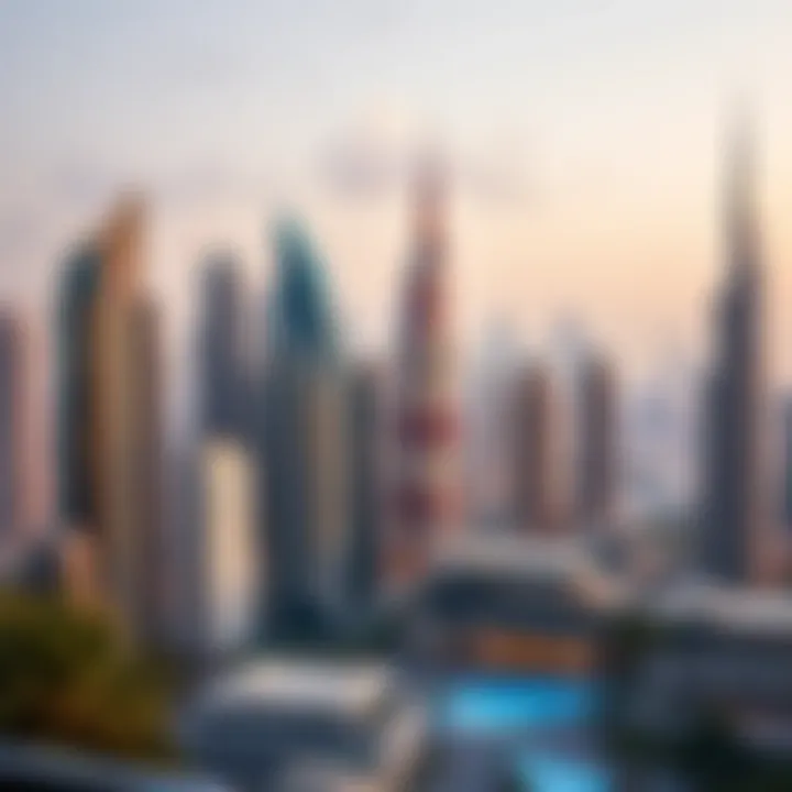 Dubai's Luxurious Skyline: A Real Estate Perspective Stunning skyline view of Dubai showcasing luxury apartments