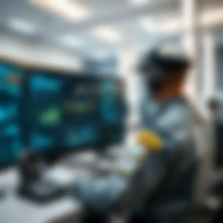 AI Technology Enhancing Law Enforcement in Dubai AI technology interface used by officers for data analytics