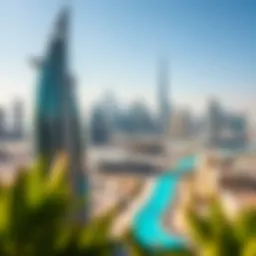 A panoramic view of Dubai's skyline showcasing modern architecture