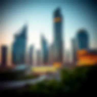 Modern Architectural Marvels of Elan Dubai Stunning skyline of Elan Dubai showcasing modern architecture