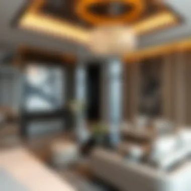 Interior design elements of Emaar Tower residences