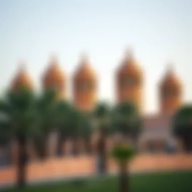 Traditional wind tower architecture in Al Bastakiya