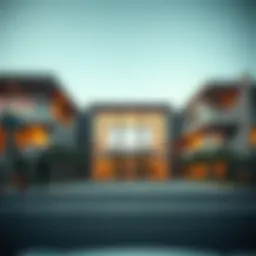 The exterior view of مركز الفردان showcasing modern architectural design