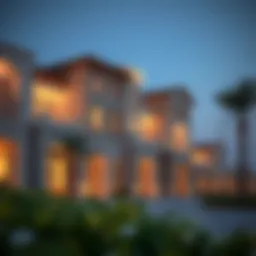 Stunning architecture of Al Waha Community