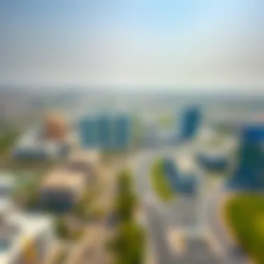 Aerial View of Al Wasl and Sheikh Zayed Road Aerial view of Al Wasl and Sheikh Zayed Road showcasing the urban landscape