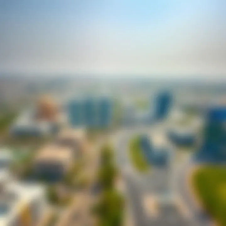 Aerial View of Al Wasl and Sheikh Zayed Road Aerial view of Al Wasl and Sheikh Zayed Road showcasing the urban landscape