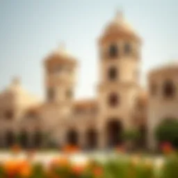 Traditional wind towers in Bastakiya showcasing unique architectural design