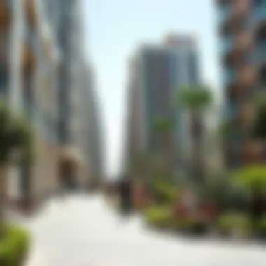 Vibrant community spaces in BLS Deira with green parks