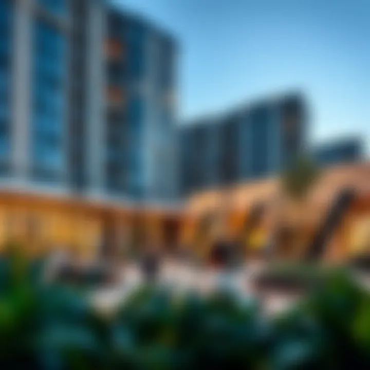 Community gathering space within Damac Lincoln Park, fostering social interaction