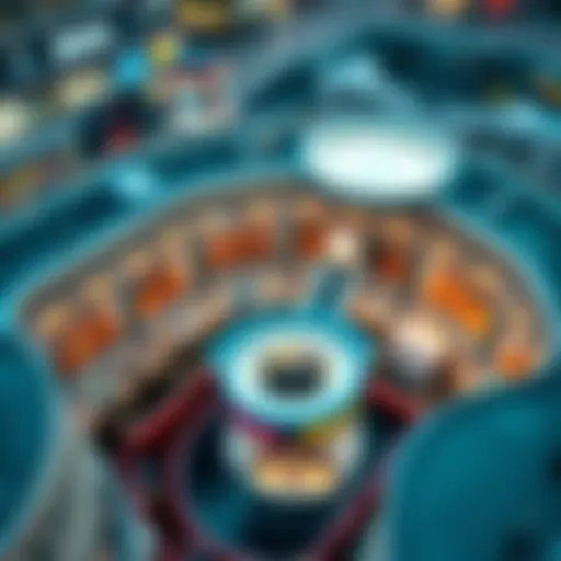 Aerial view of Deira Mall showcasing its architectural brilliance