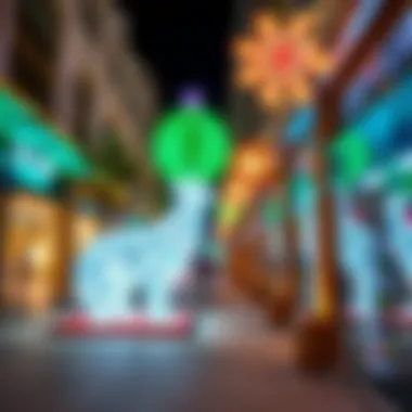 Cultural Art Installations in Dubai City Walk Art installations enhancing the cultural vibe of City Walk