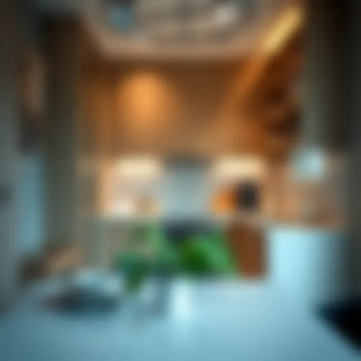 Contemporary Kitchen in Shared Accommodation Contemporary shared kitchen in a Dubai flat