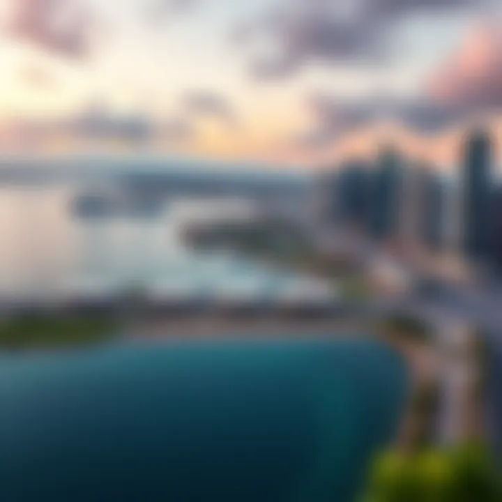 Panoramic view of Harbour Point showcasing its skyline and waterfront