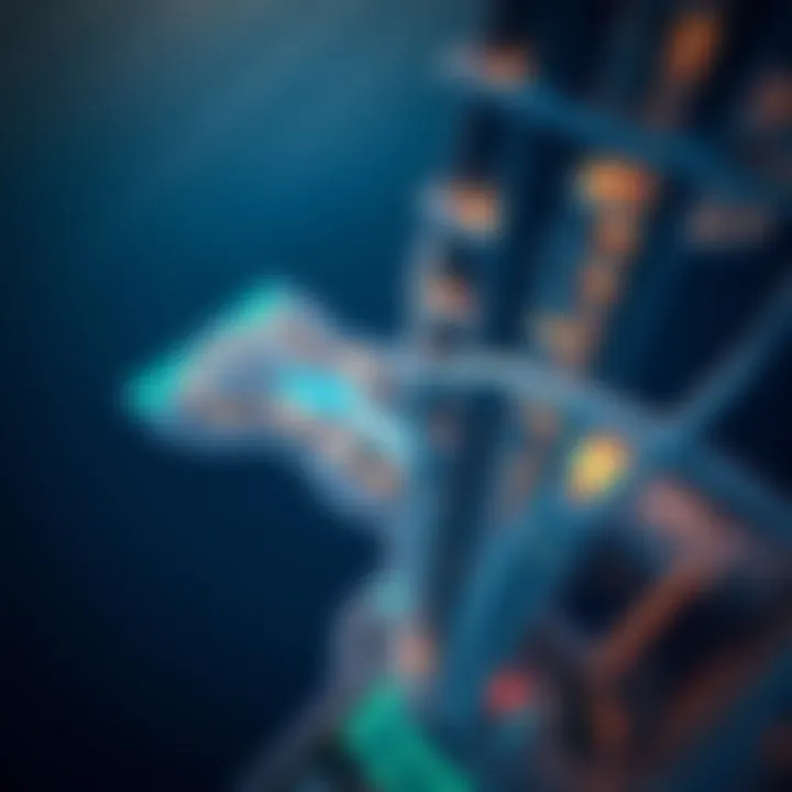 Aerial View of Iris Bay Tower's Unique Architecture Aerial view of Iris Bay Tower showcasing its unique architectural design