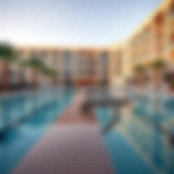 Amenities Area at Iris Bay Tower Amenities area featuring the pool and recreational facilities at Iris Bay Tower