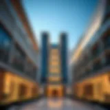 Stunning architectural design of Liv Lux Dubai showcasing its modern aesthetics