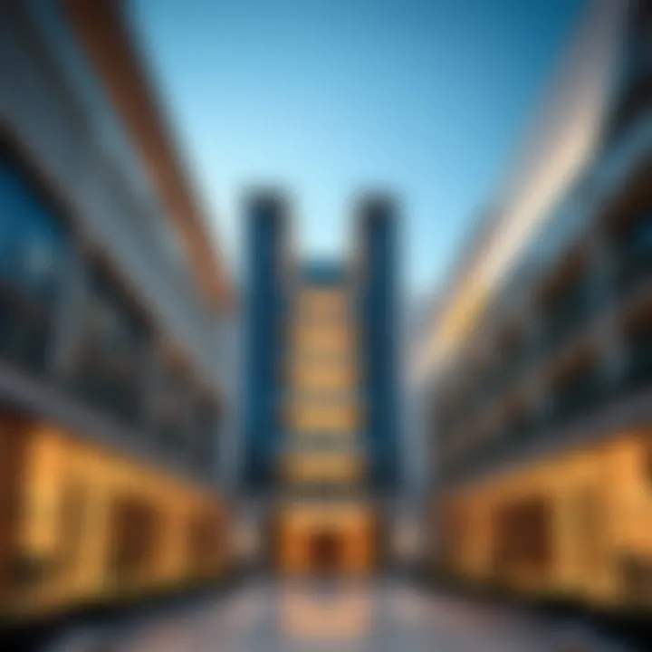 Stunning architectural design of Liv Lux Dubai showcasing its modern aesthetics