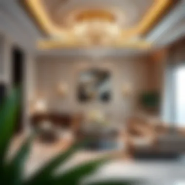 Luxurious interior of a Liv Lux Dubai residence highlighting opulence