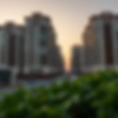 Modern Residential Offerings Near Sheikh Zayed Road Illustration of modern residential buildings along Sheikh Zayed Road