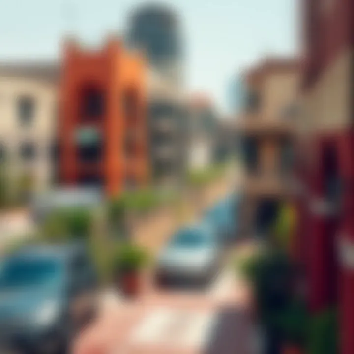 Dynamic Neighborhoods in Dubai Vibrant neighborhood scene in Dubai