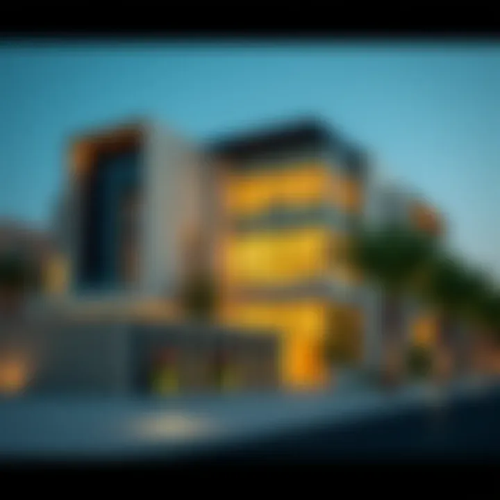 Modern architecture in Nad Al Shiba