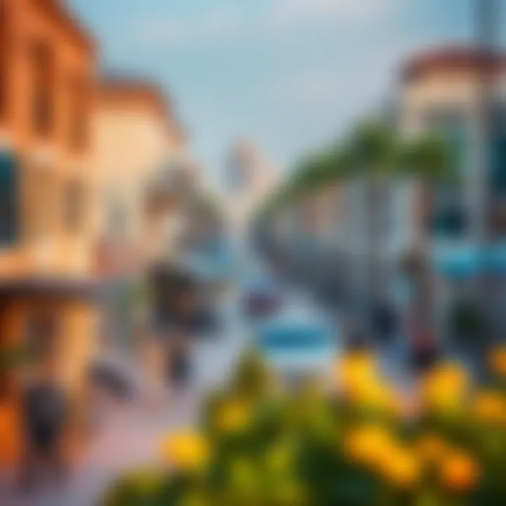 View of Al Qusais neighborhood showcasing amenities