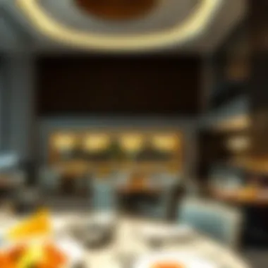 Elegant dining area at Prime Zero 6 Mall with various cuisine offerings